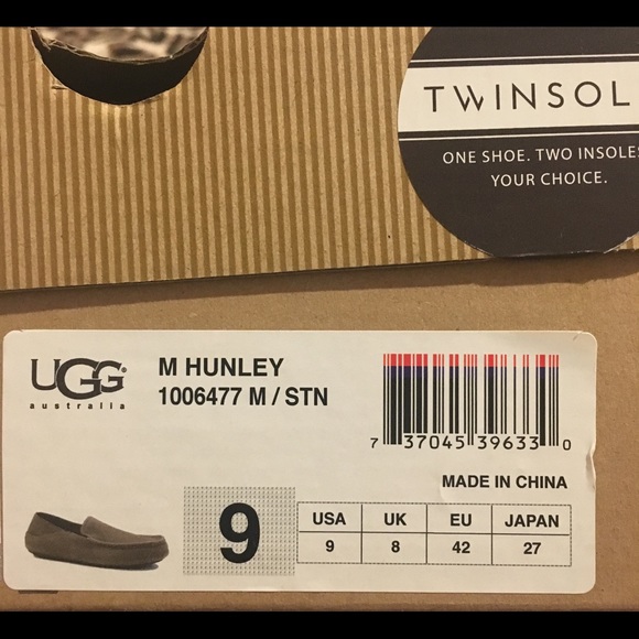 NEW UGG Men’s Slip On Brown Loafers Size 9 main image 2